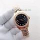 Copy Rolex Datejust Ladies All Gold Diamond Markers Black Dial Diamond Bezel 26mm Watch (2)_th.jpg